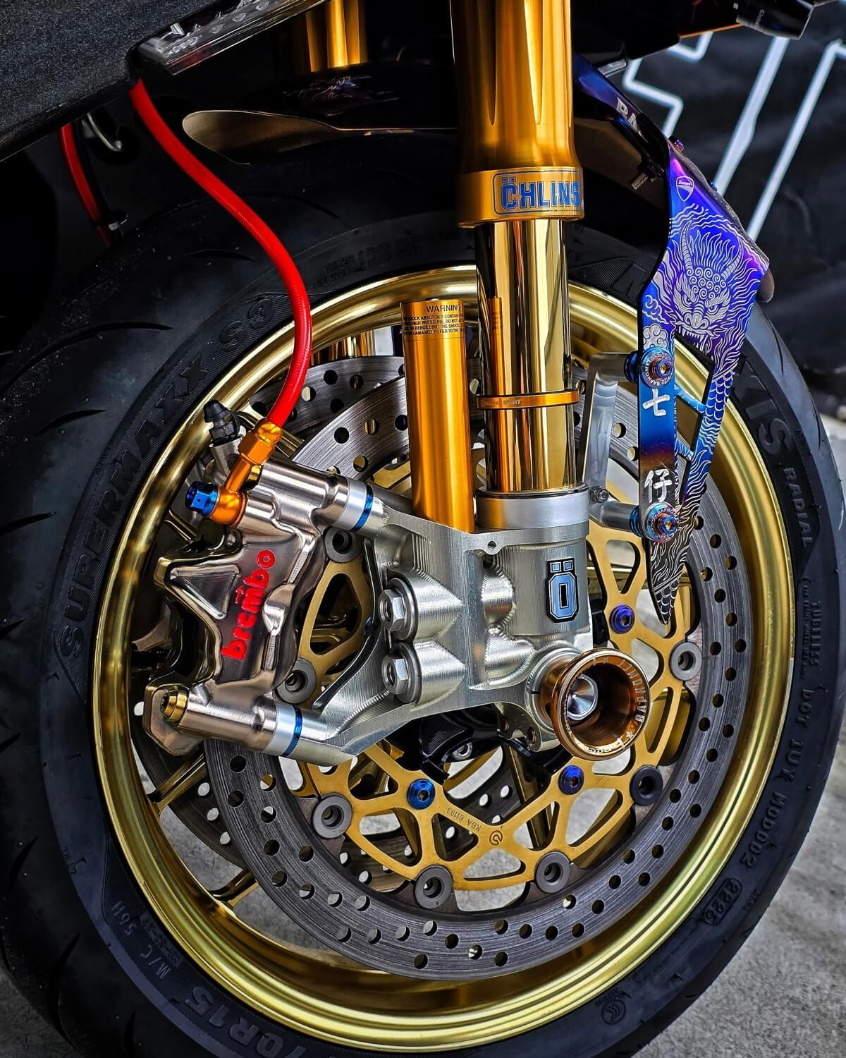 絕版FGR800 OHLINS倒叉