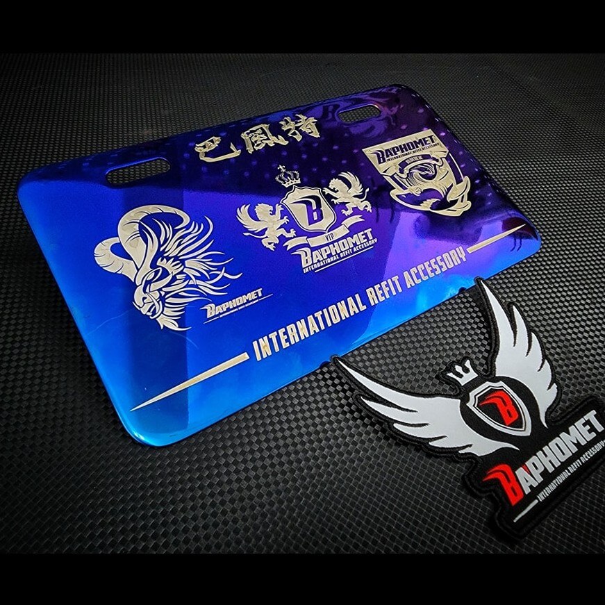 不鏽鋼鍍鈦車牌底板