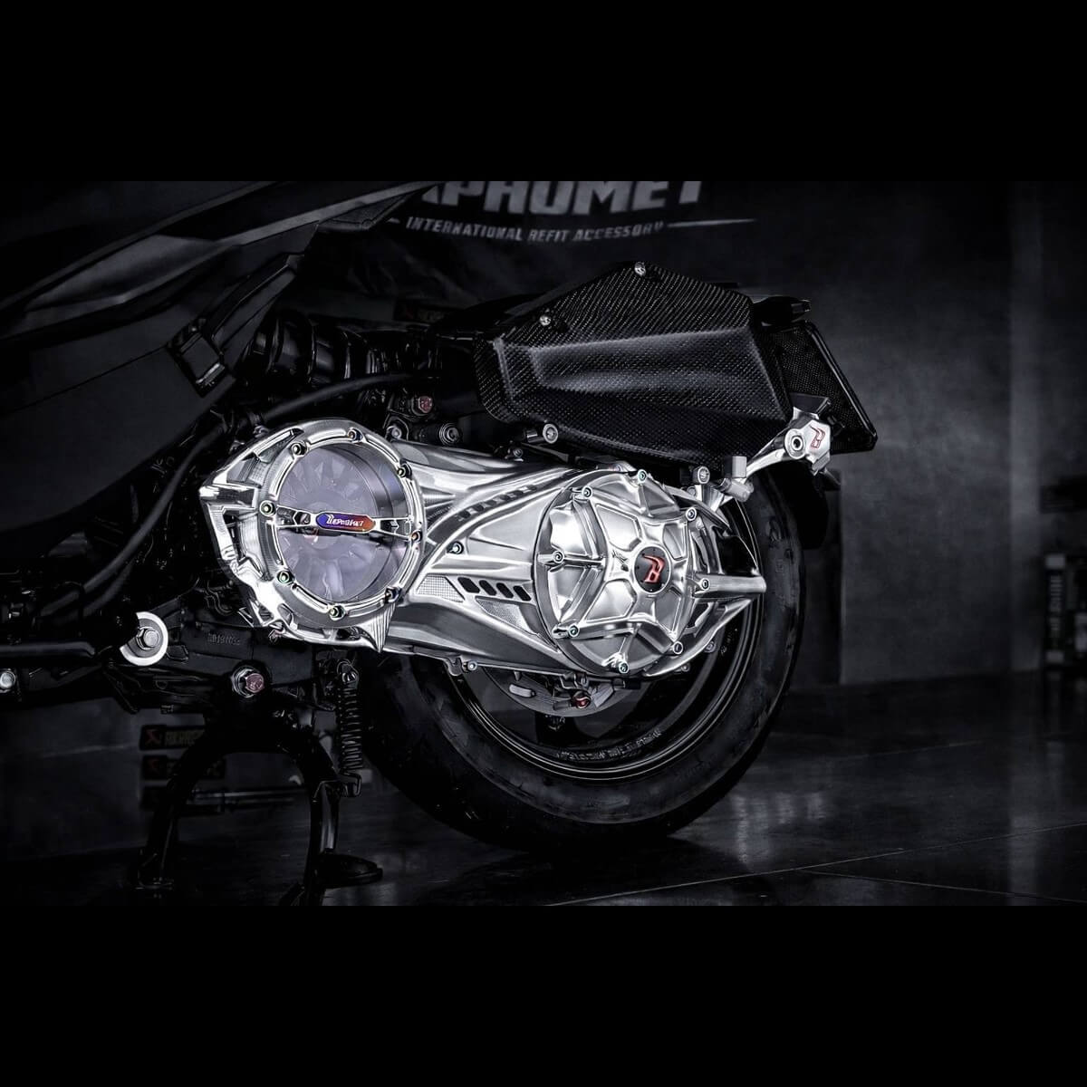 鋁合金CNC一體式傳動蓋_渦輪暴君