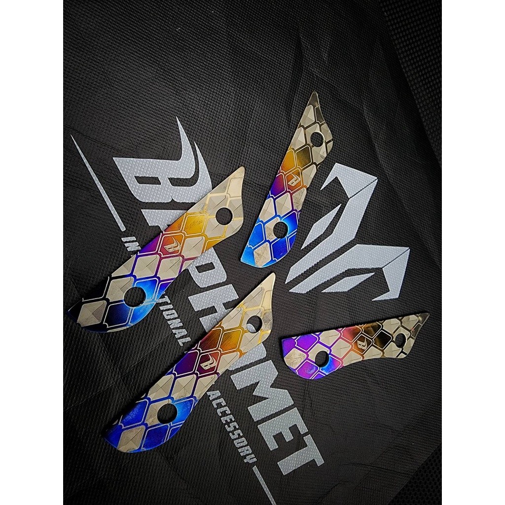 鈦合金原廠前叉裝飾片