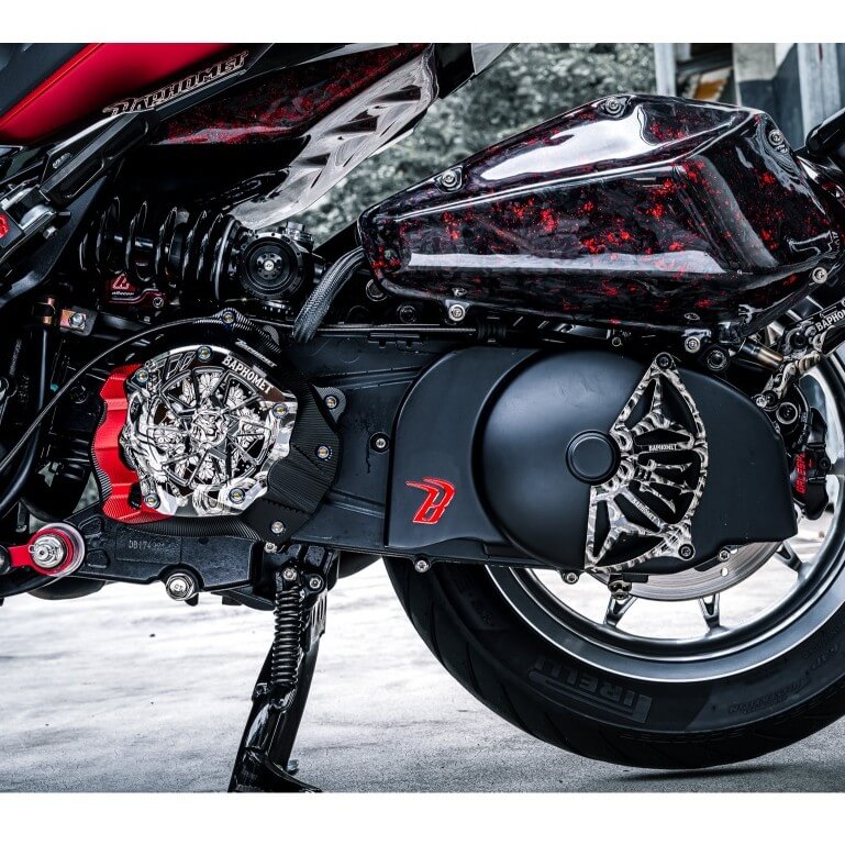 鈦合金傳動進氣散熱外蓋_單買外蓋