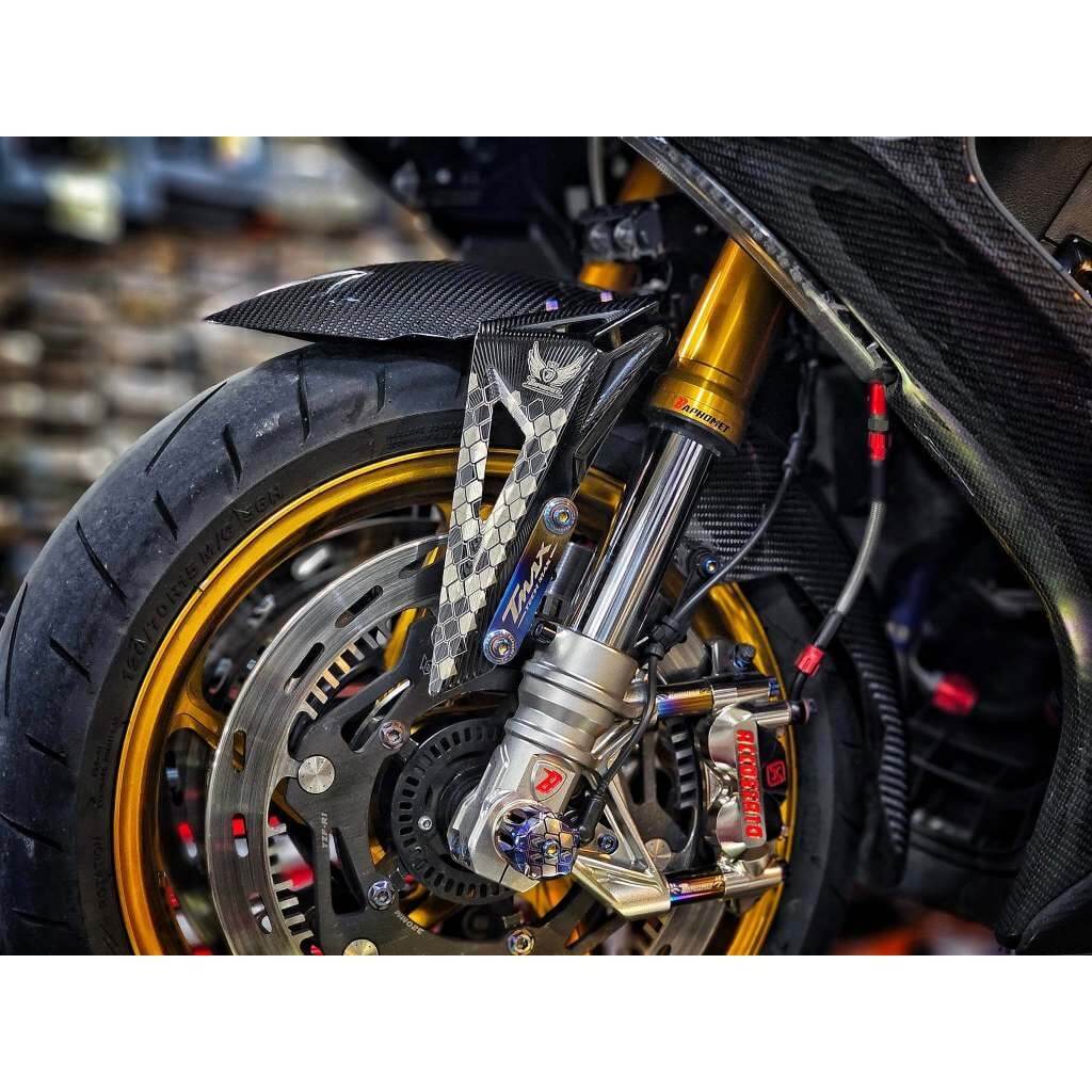 鈦合金分離式卡夢前土除