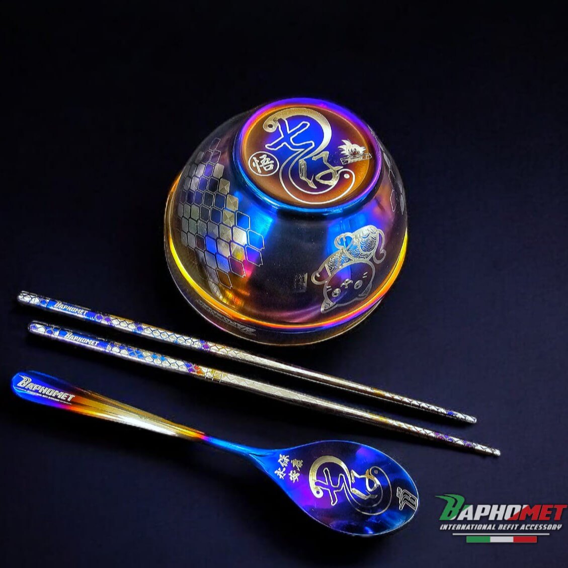 鈦合金餐具、吸管、碗