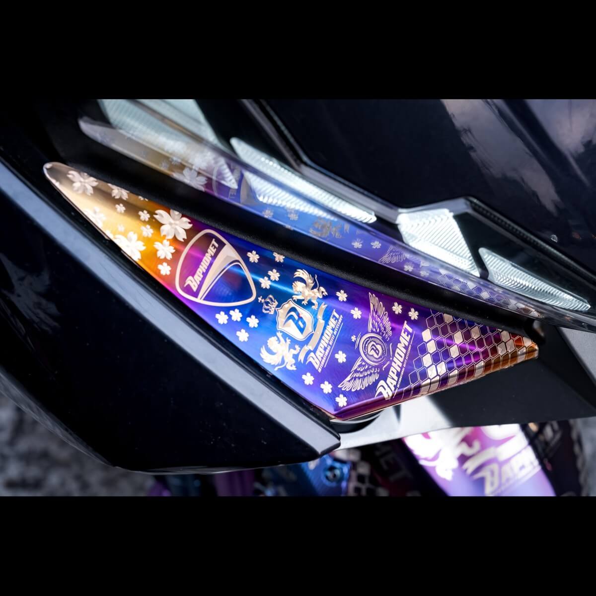 鈦合金車頭內風翼貼片