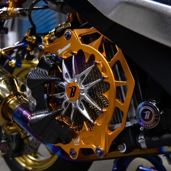 鋁合金五爪造型水箱蓋_山葉水冷適用