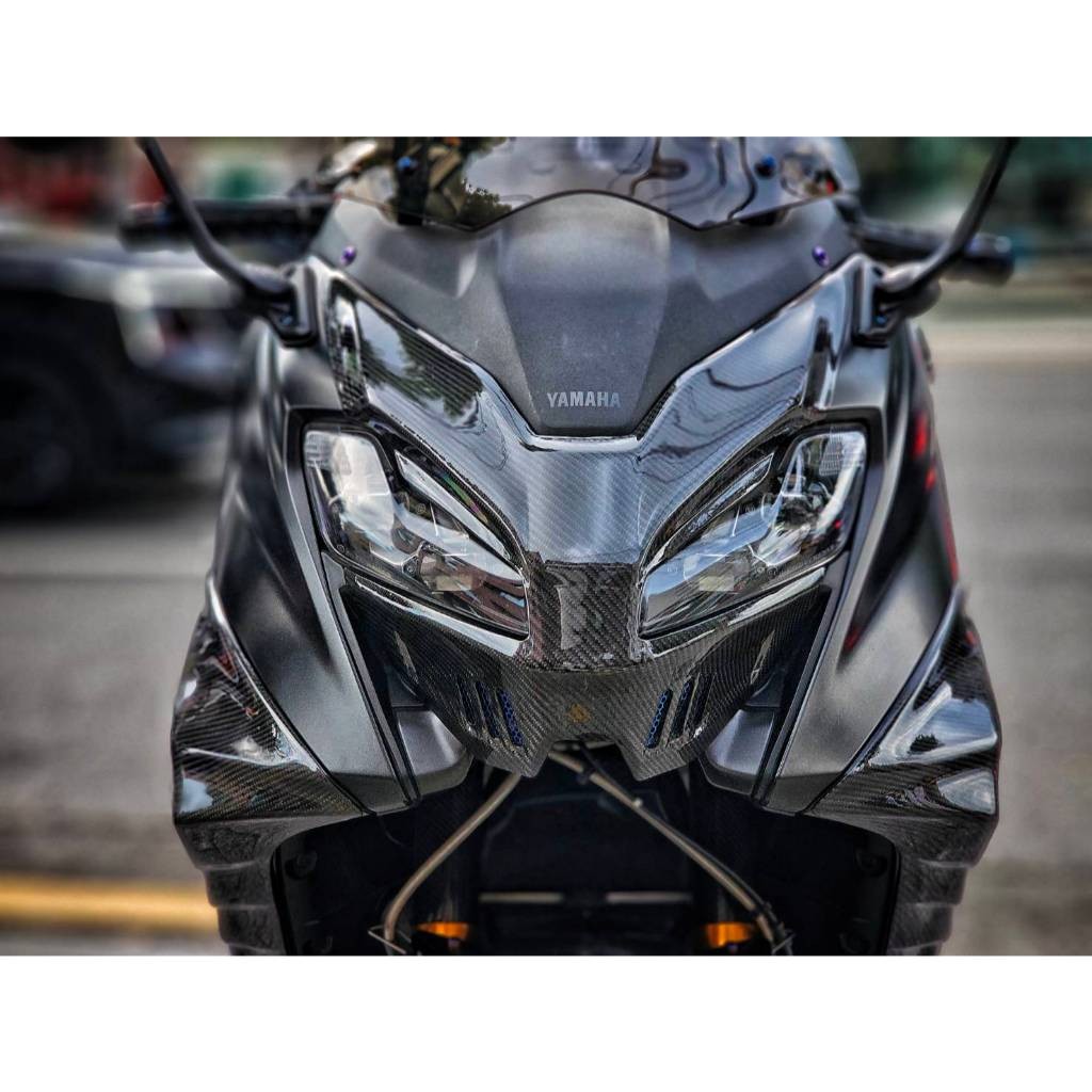 戰魂系列碳纖維車頭面罩