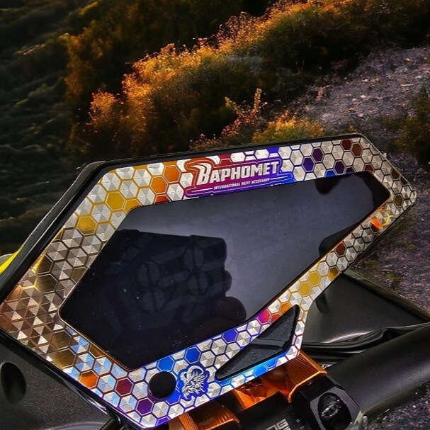 鈦合金/碳纖維 儀表裝飾貼片