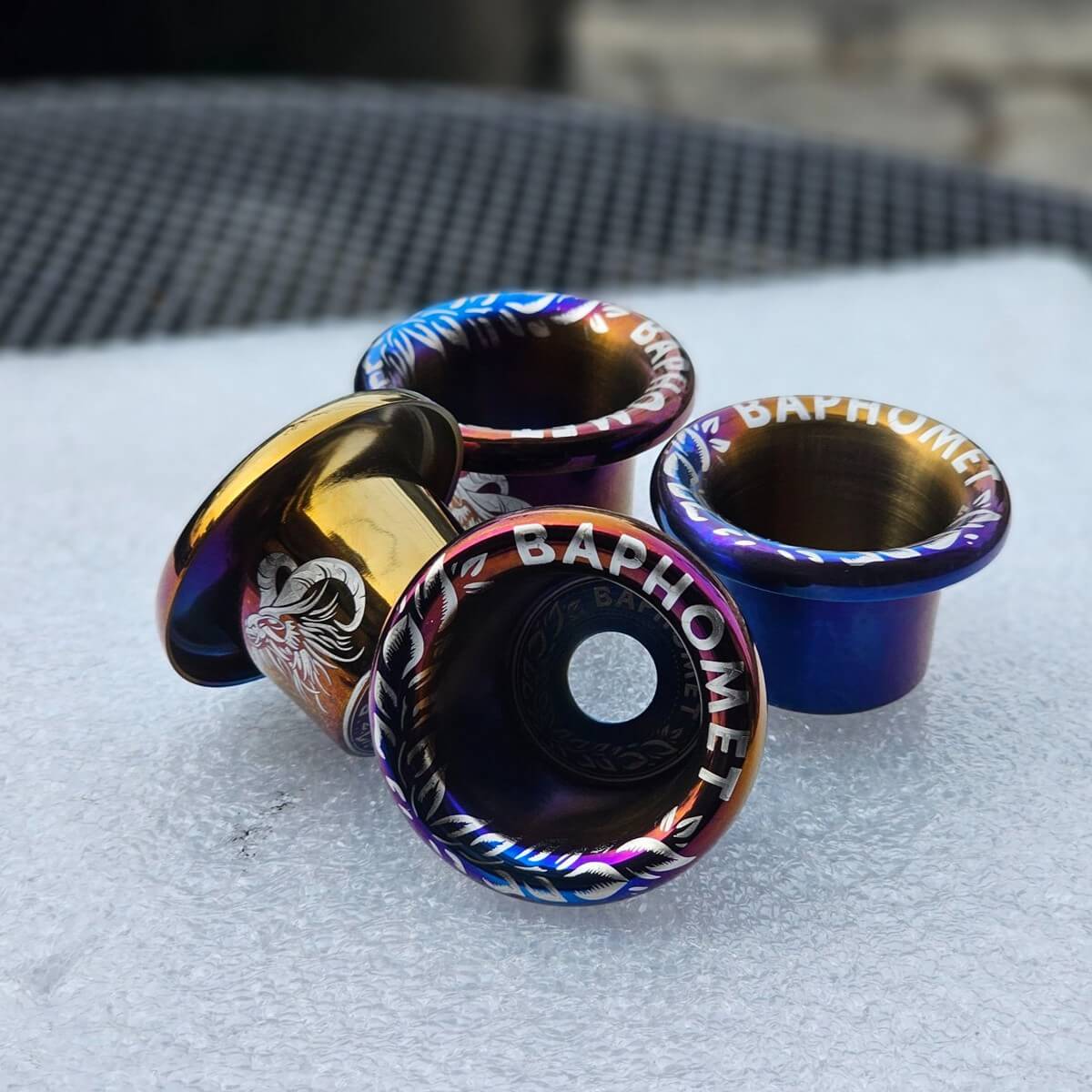 鈦合金防摔杯 (TMAX前後輪專用)