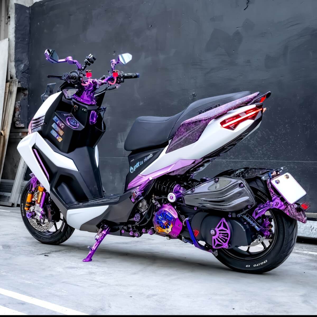 鋁合金傳動後保護蓋_三叉戟樣式