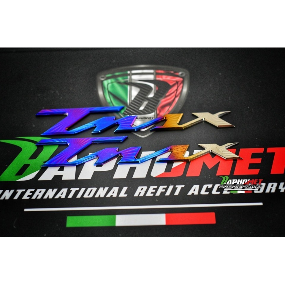 鈦合金字體車貼