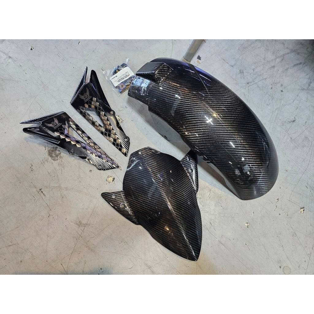 鈦合金分離式卡夢前土除