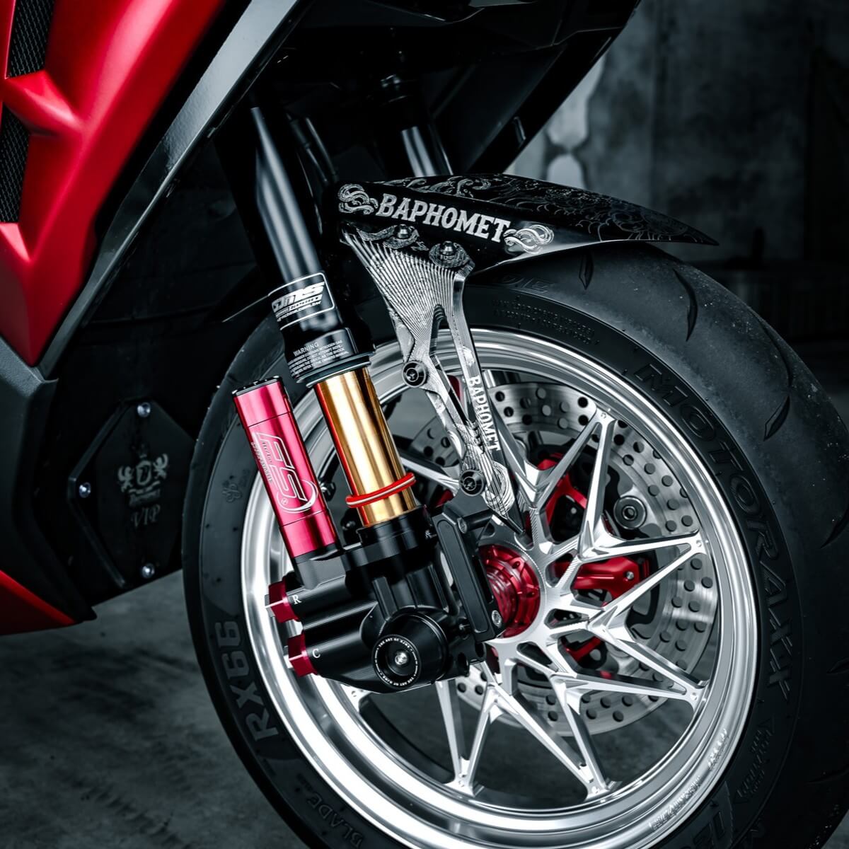 鈦合金CNC分離式前土除_全鈦版本