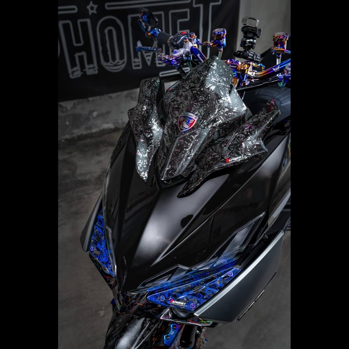 碳纖維小盾空力套件