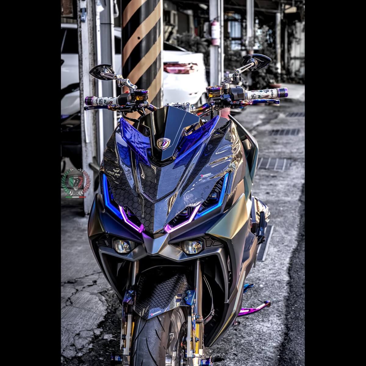 碳纖維龍鎧大盾貼片