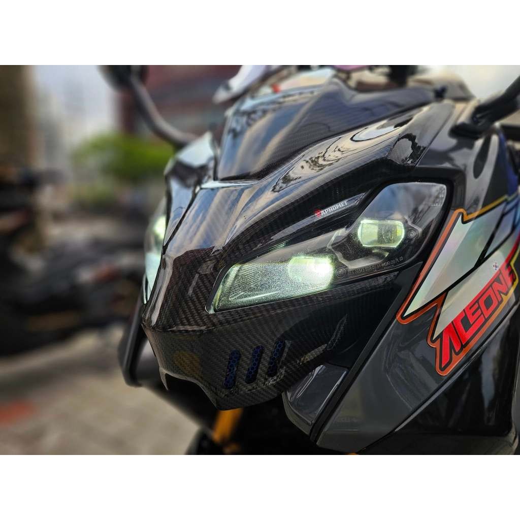 戰魂系列碳纖維車頭面罩