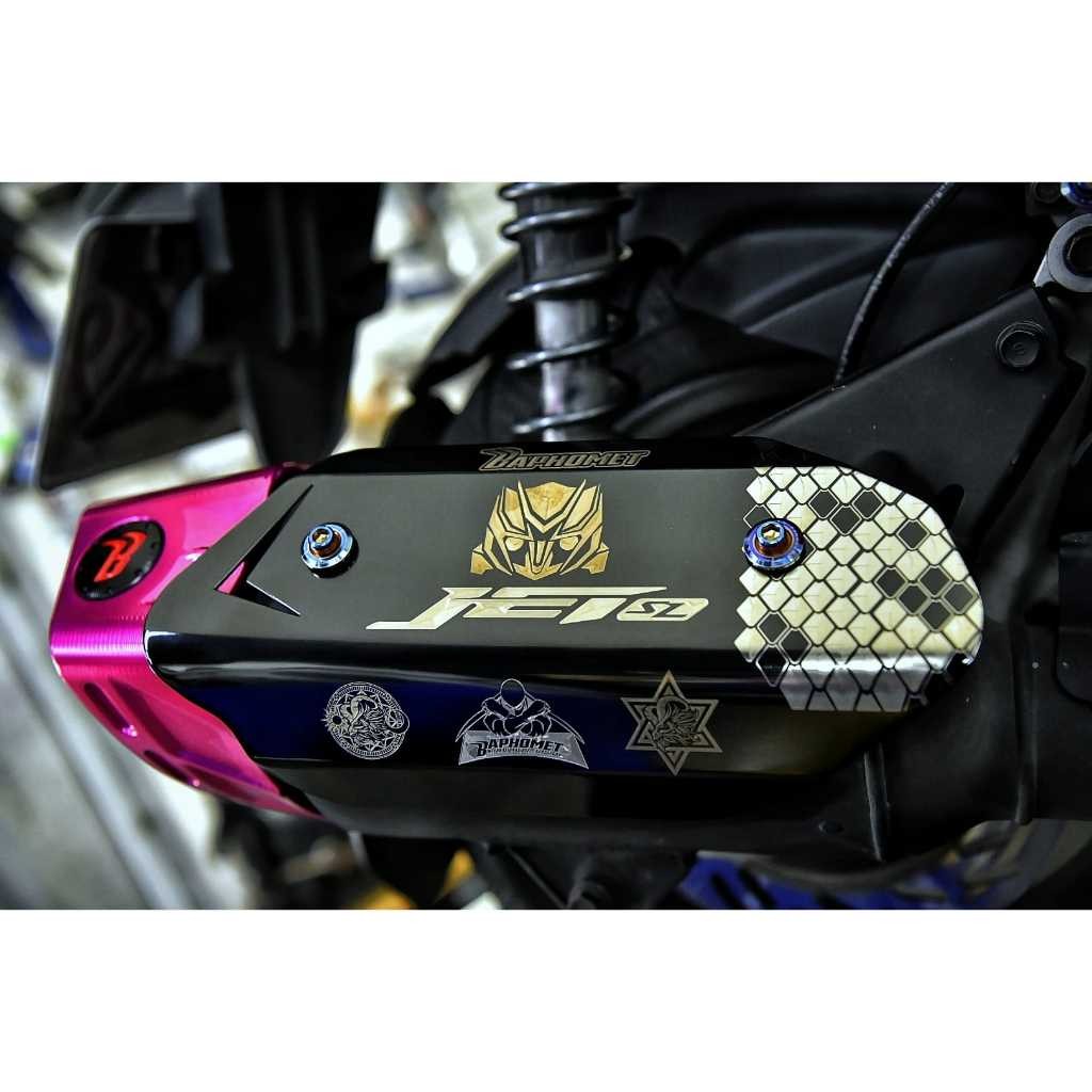 鈦合金排氣管防燙蓋