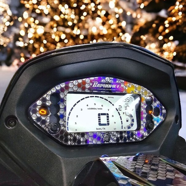 鈦合金/碳纖維 儀表裝飾貼片