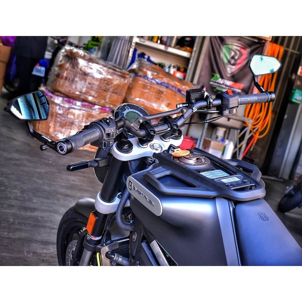 鋁合金陽極手裏劍端子鏡_藍鏡