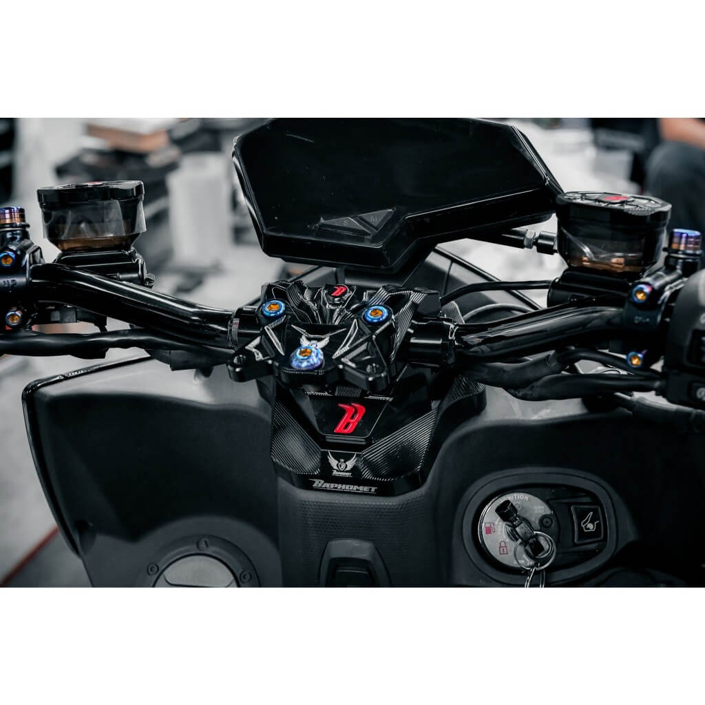 鋁合金陽極凹字點漆龍頭座