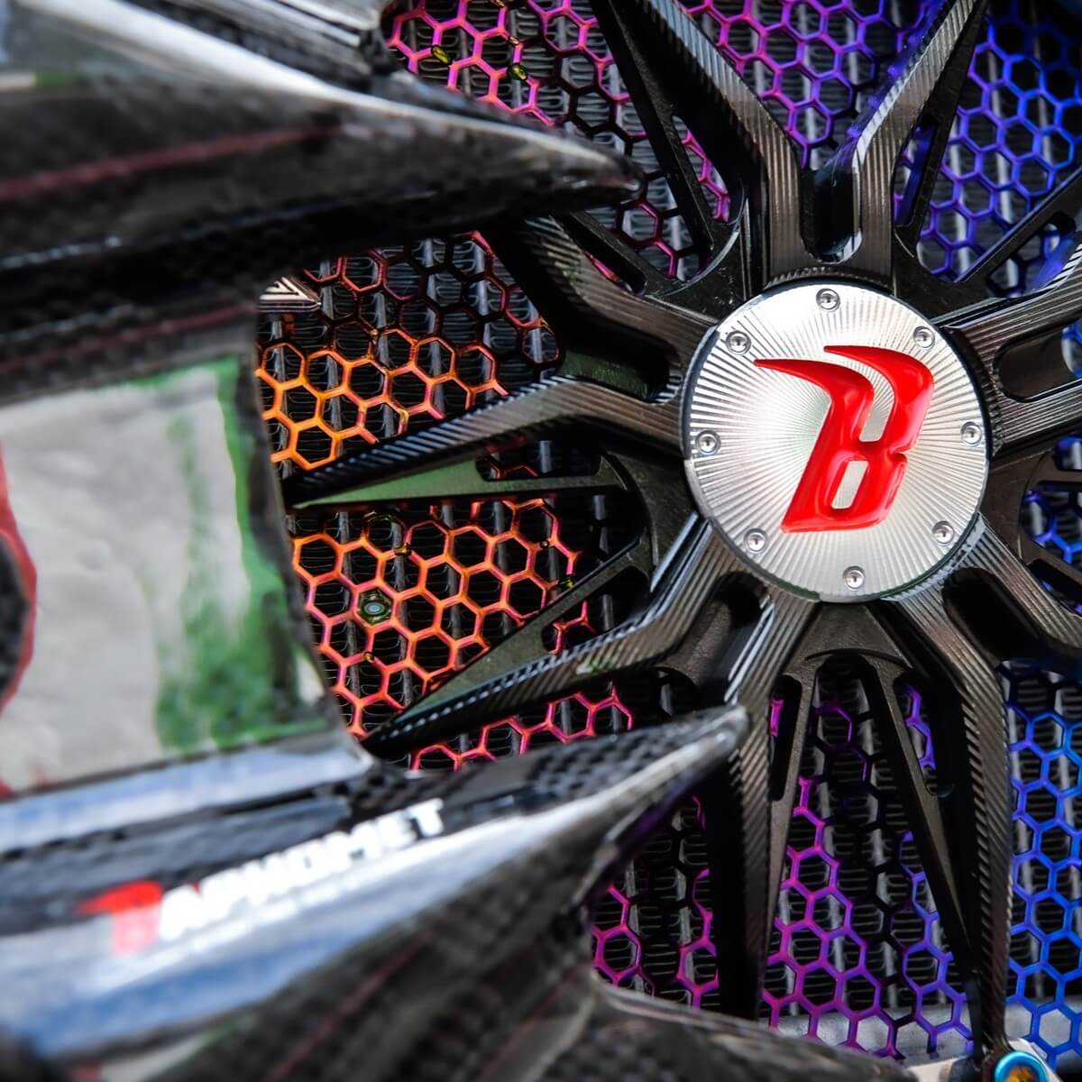 鋁合金五爪造型水箱蓋_三陽JET適用