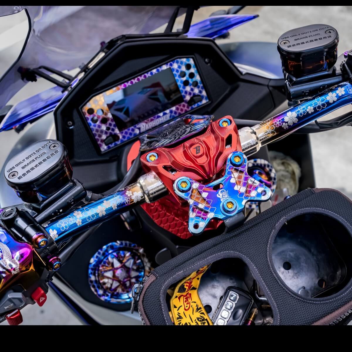 鈦合金/碳纖維 儀表裝飾貼片