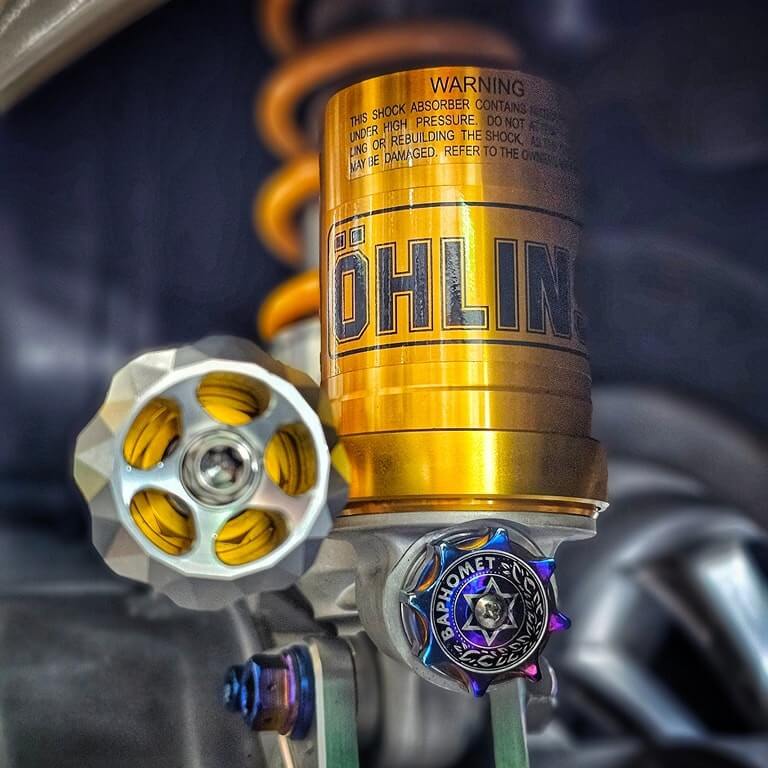 OHLINS鈦合金旋鈕 (小)