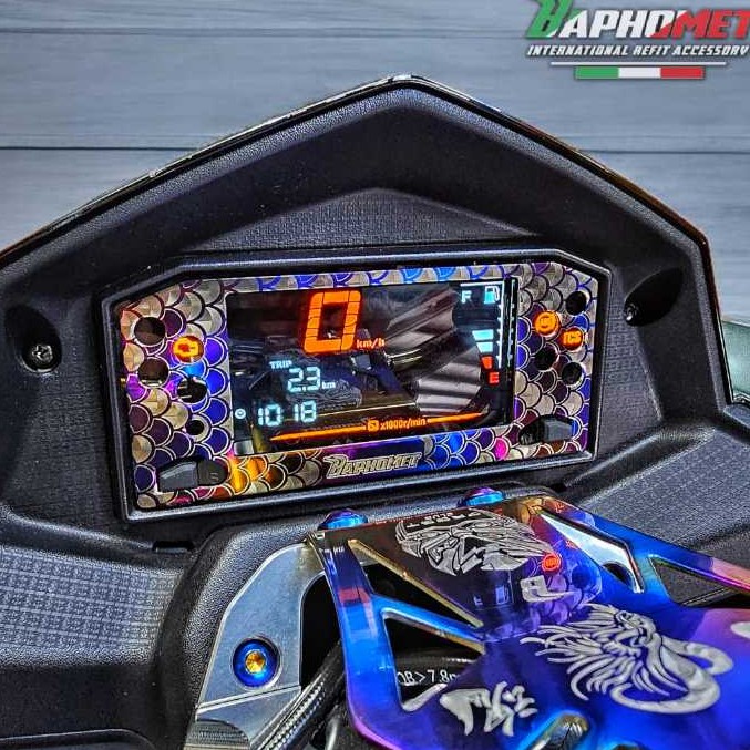 鈦合金/碳纖維 儀表裝飾貼片