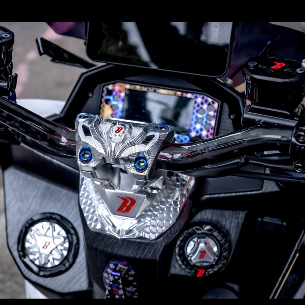 鈦合金/碳纖維 儀表裝飾貼片