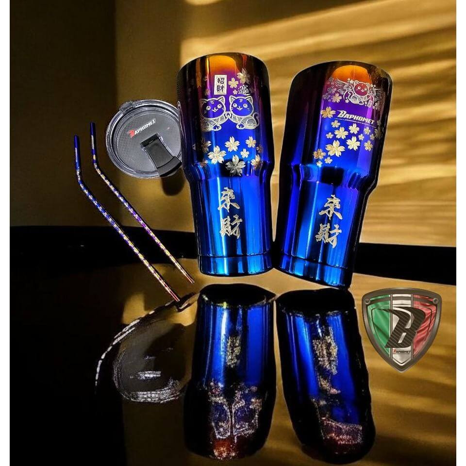 不鏽鋼鍍鈦保溫杯 (冰壩杯)