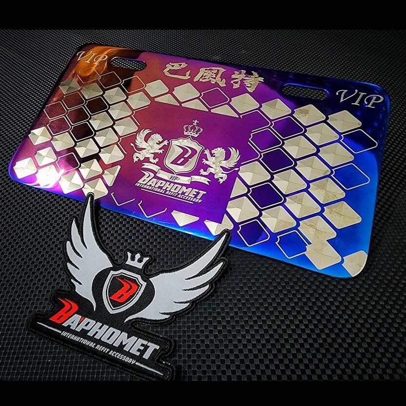 不鏽鋼鍍鈦車牌底板