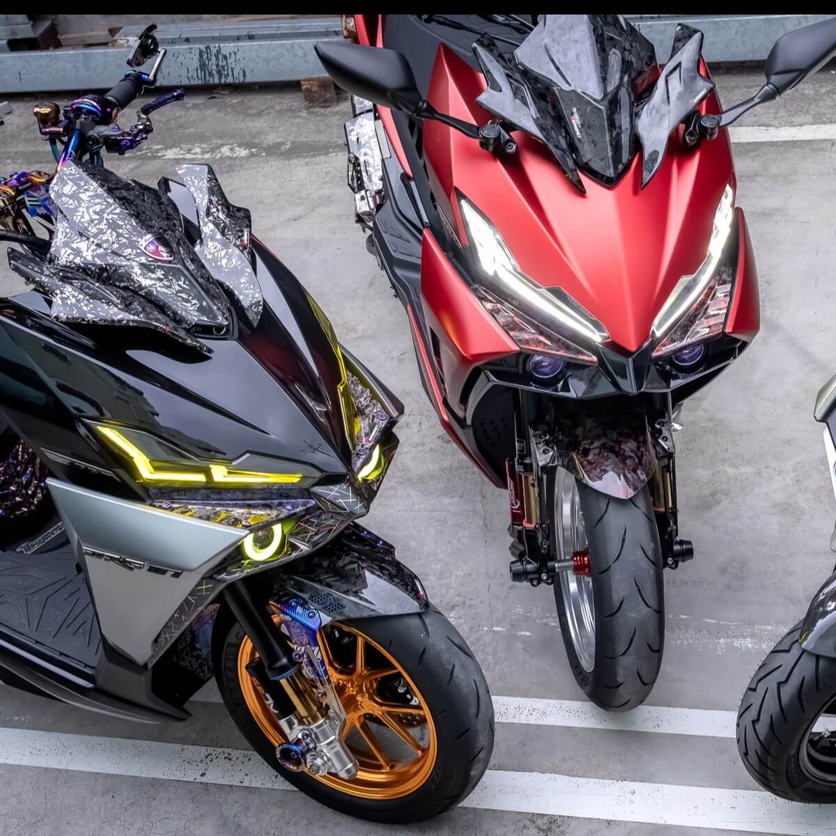 碳纖維小盾空力套件