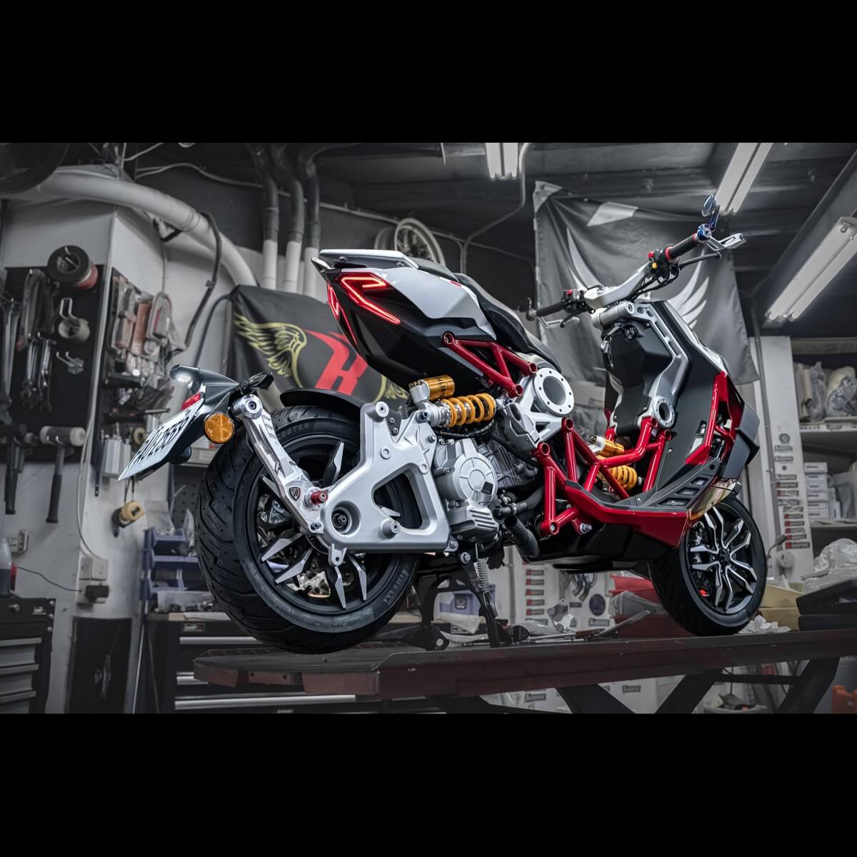 鋁合金CNC後土除支架