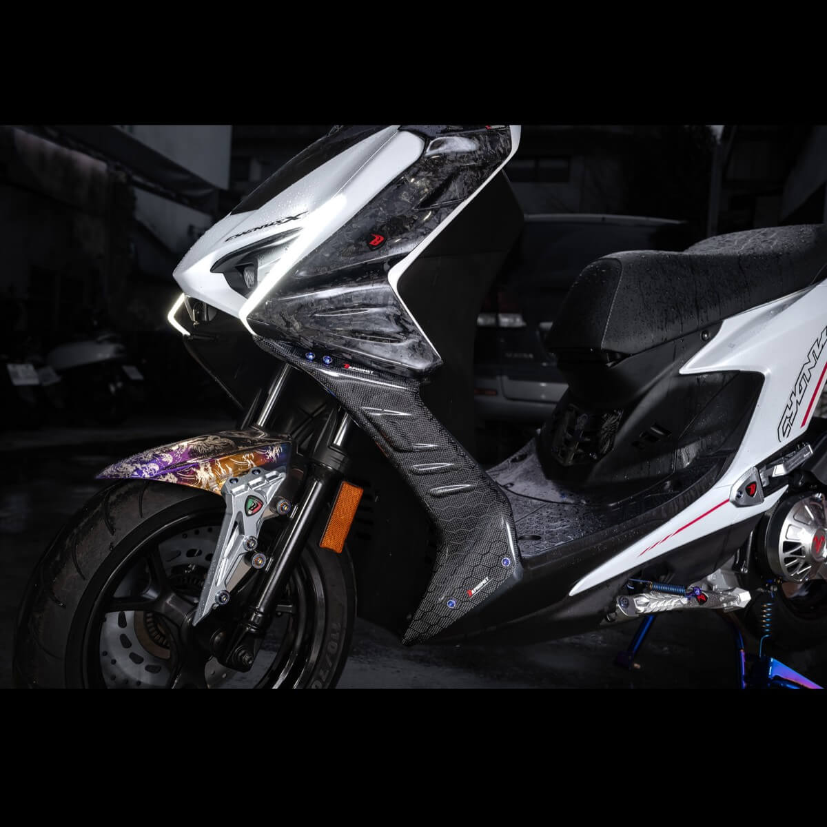 碳纖維下擾流空力套件