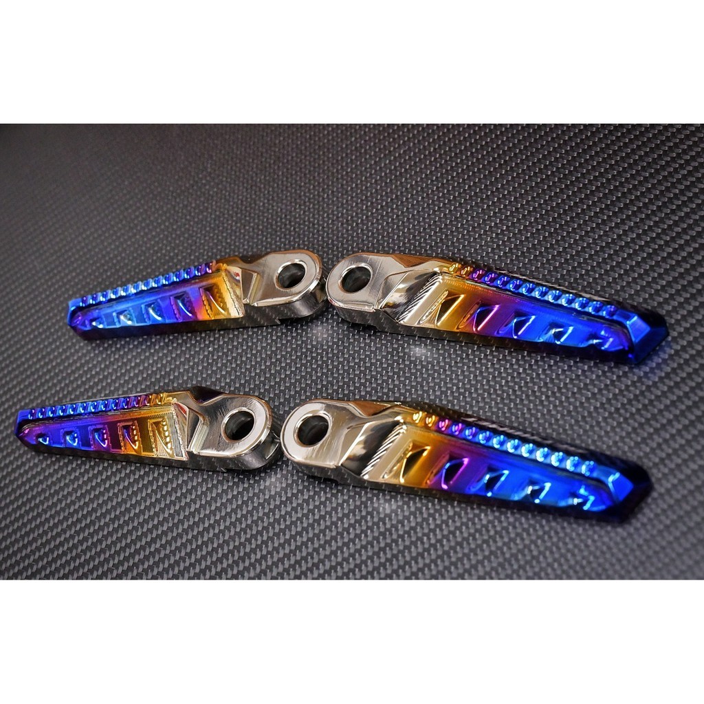 鈦合金燒色飛旋腳踏