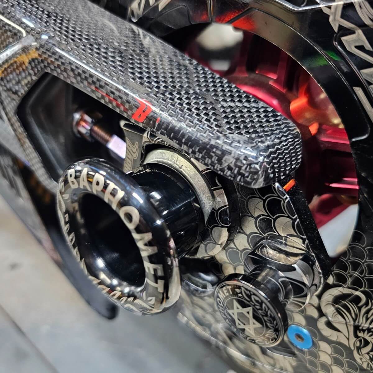 鈦合金防摔杯 (TMAX前後輪專用)