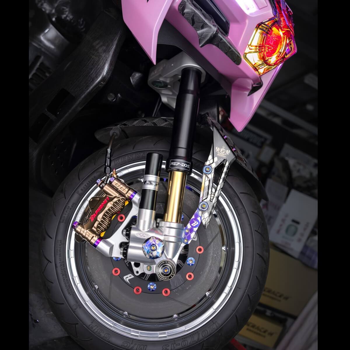 鈦合金CNC分離式前土除_碳纖維版本