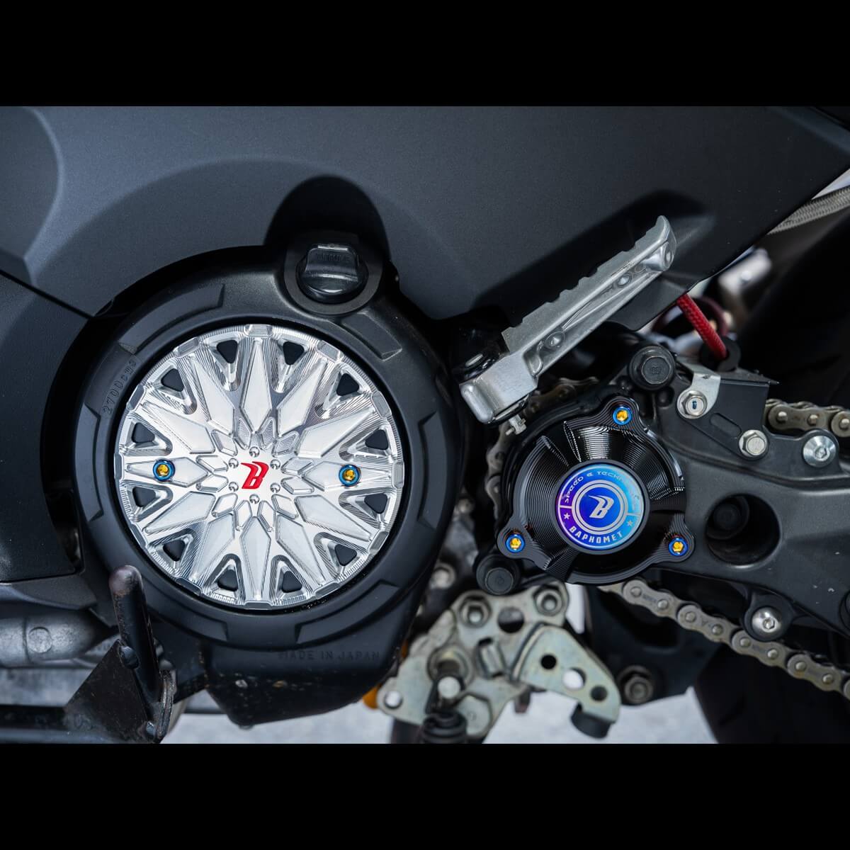 鋁合金引擎護蓋 _魔法陣造型