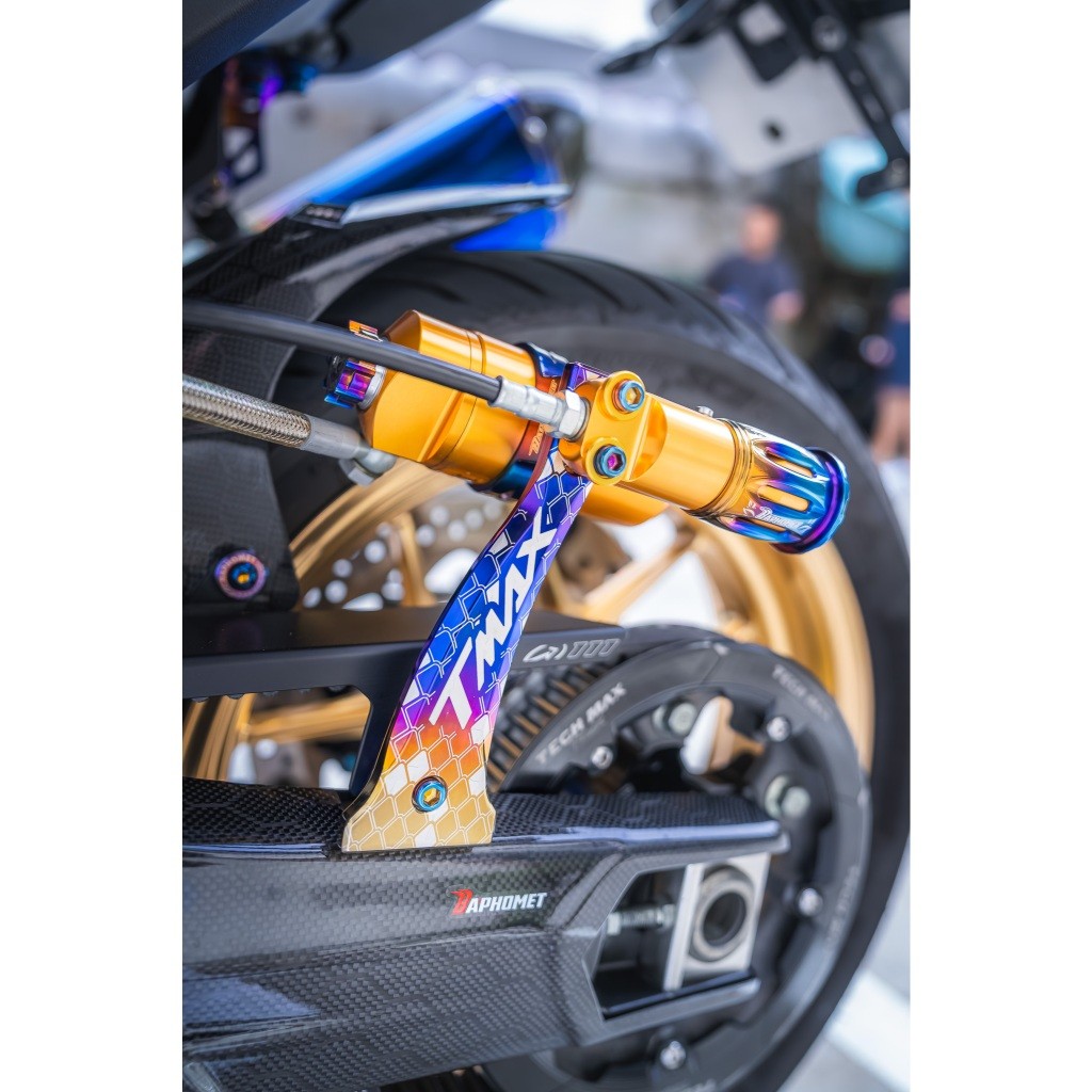 鈦合金OHLINS雙氣瓶支架