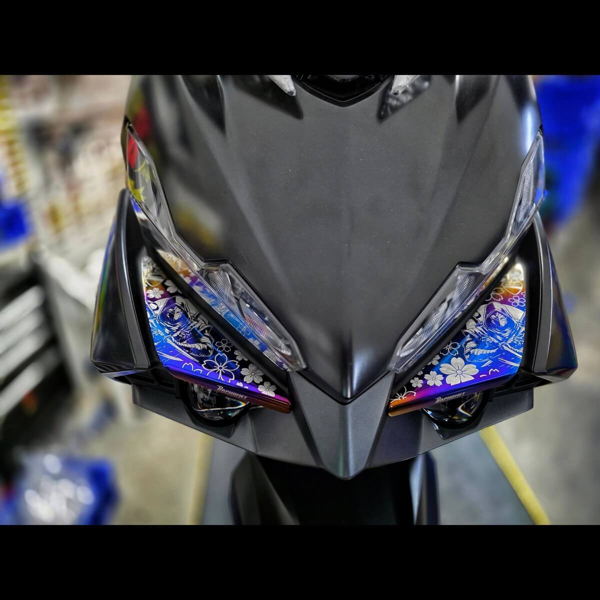 鈦合金車頭內風翼貼片