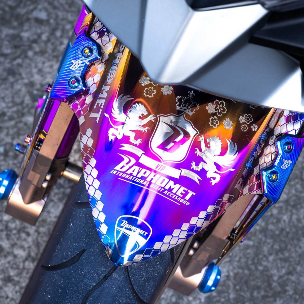 鈦合金CNC分離式前土除_全鈦版本