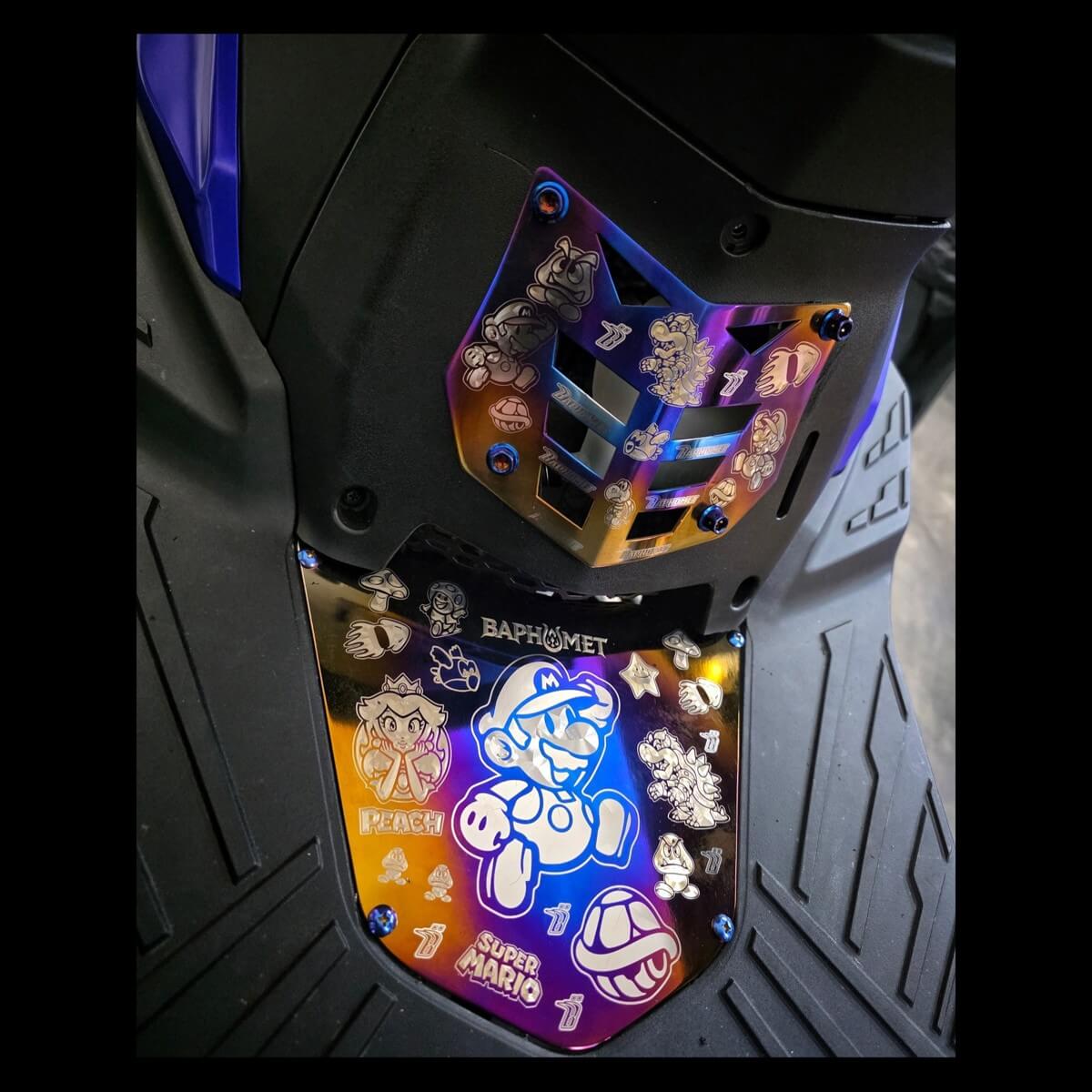 鈦合金腳踏裝飾底板