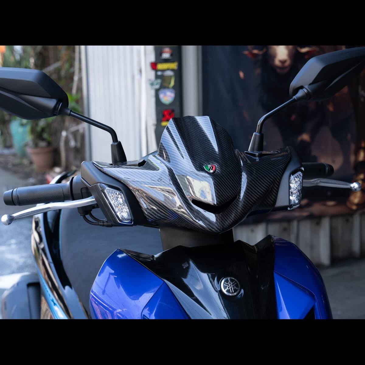 碳纖維擾流風鏡