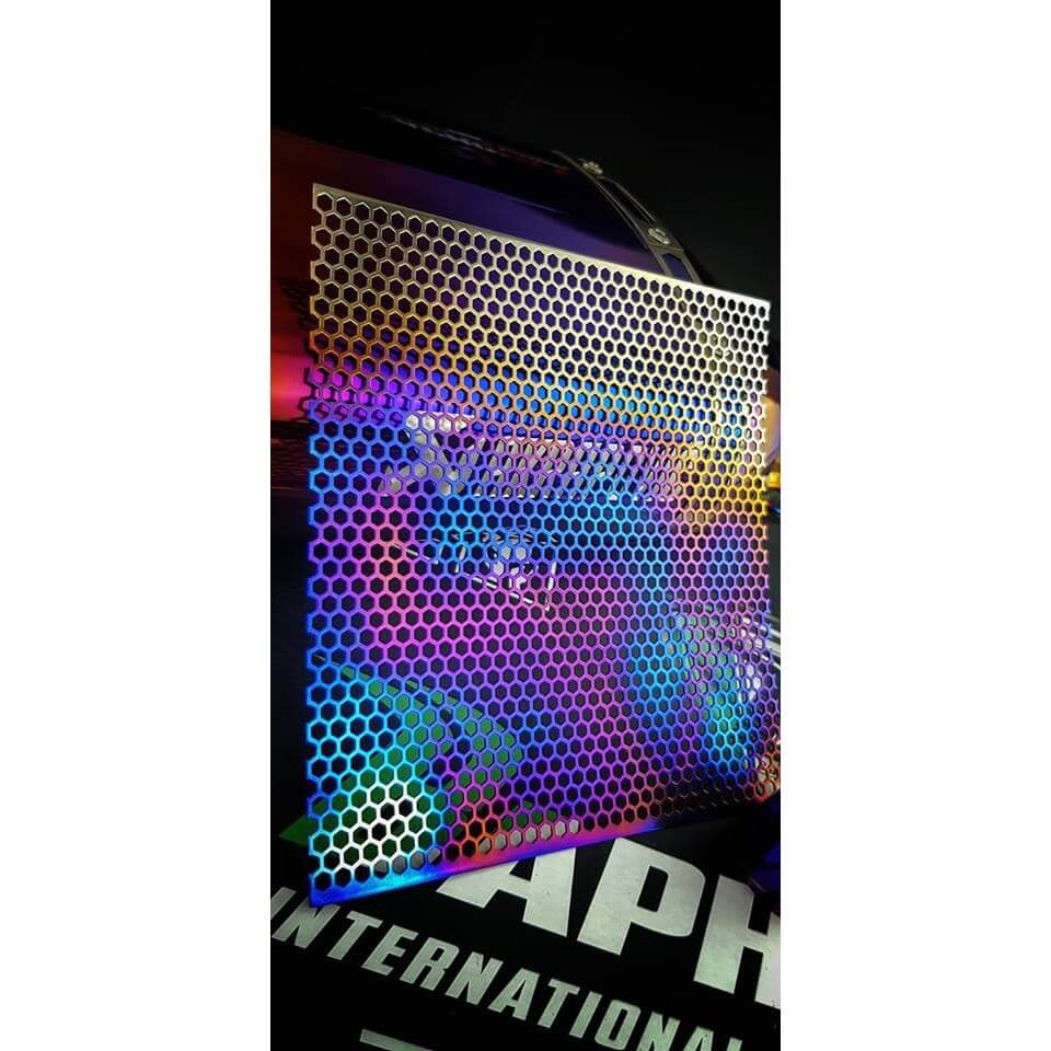 不銹鋼蜂巢紋路水箱護網