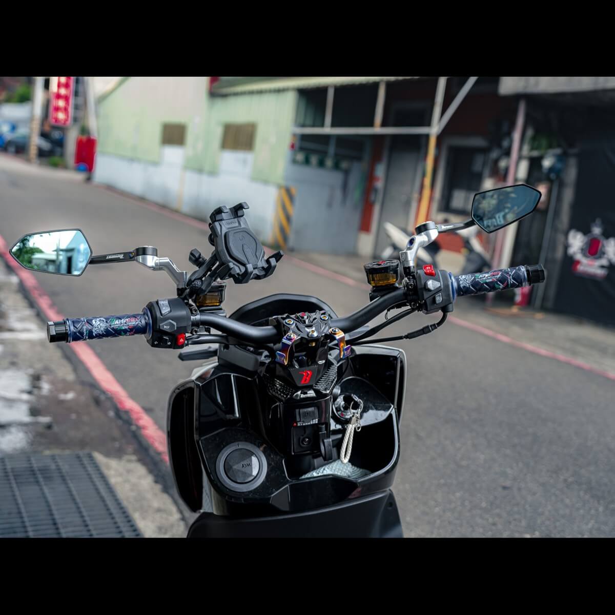 鋁合金陽極龍頭把手