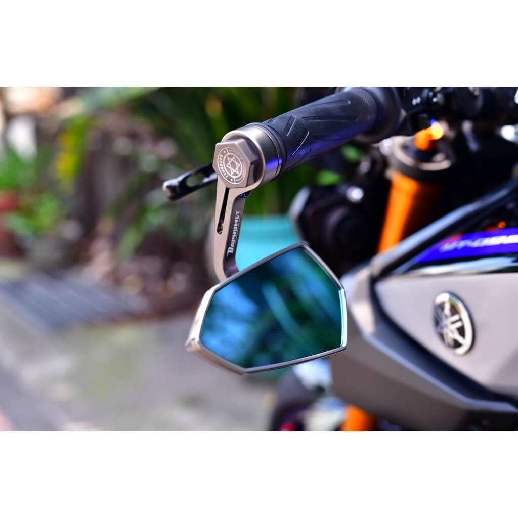 鋁合金陽極手裏劍端子鏡_藍鏡