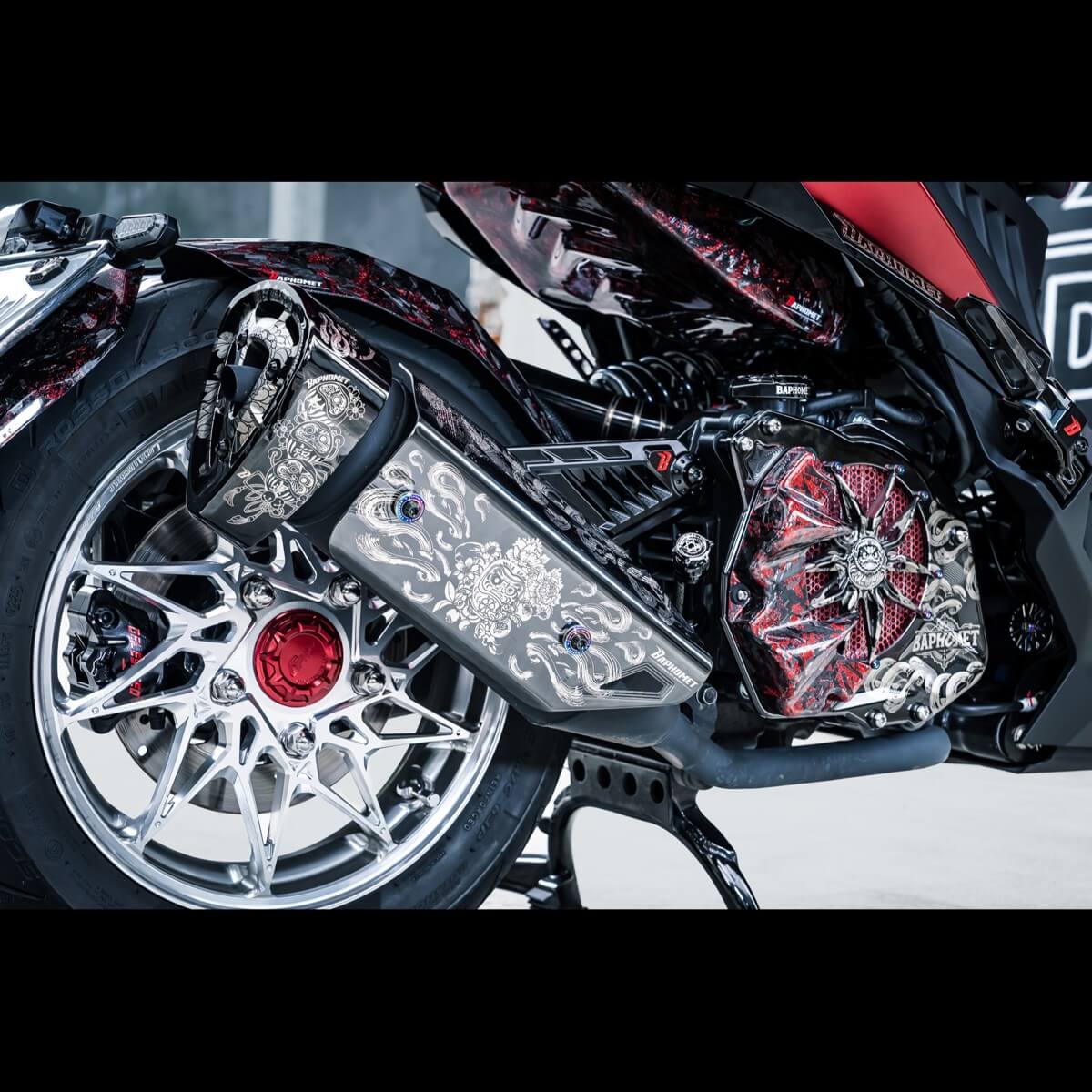 鈦合金排氣管防燙蓋