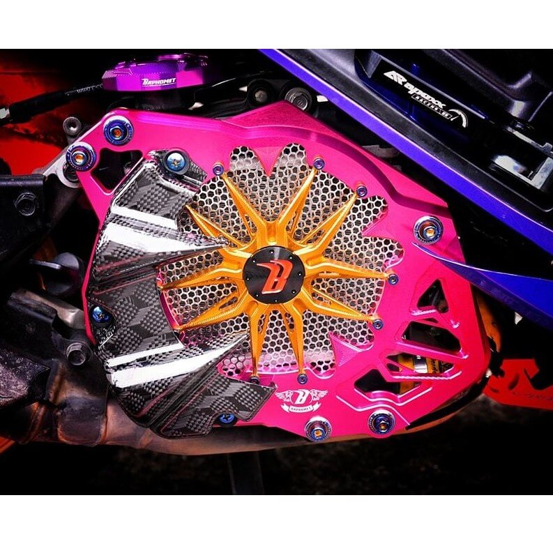 鋁合金五爪造型水箱蓋_三陽JET適用