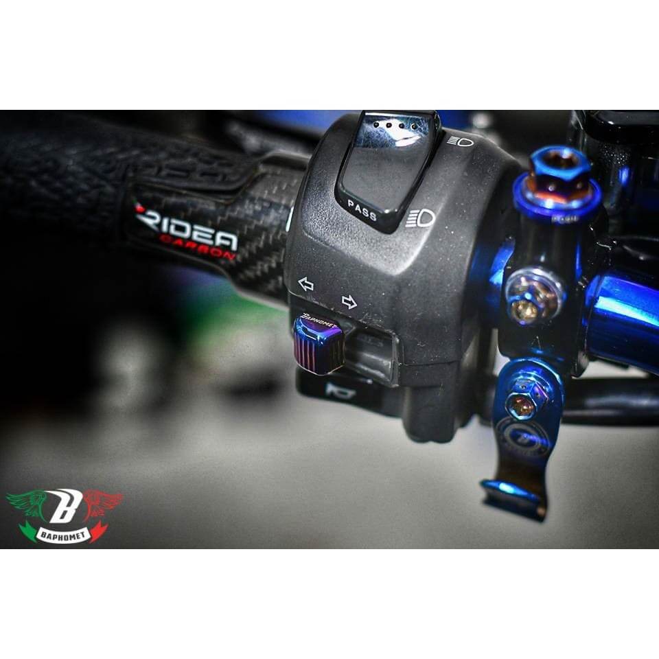 鈦合金方向燈、大小燈開關魔豆