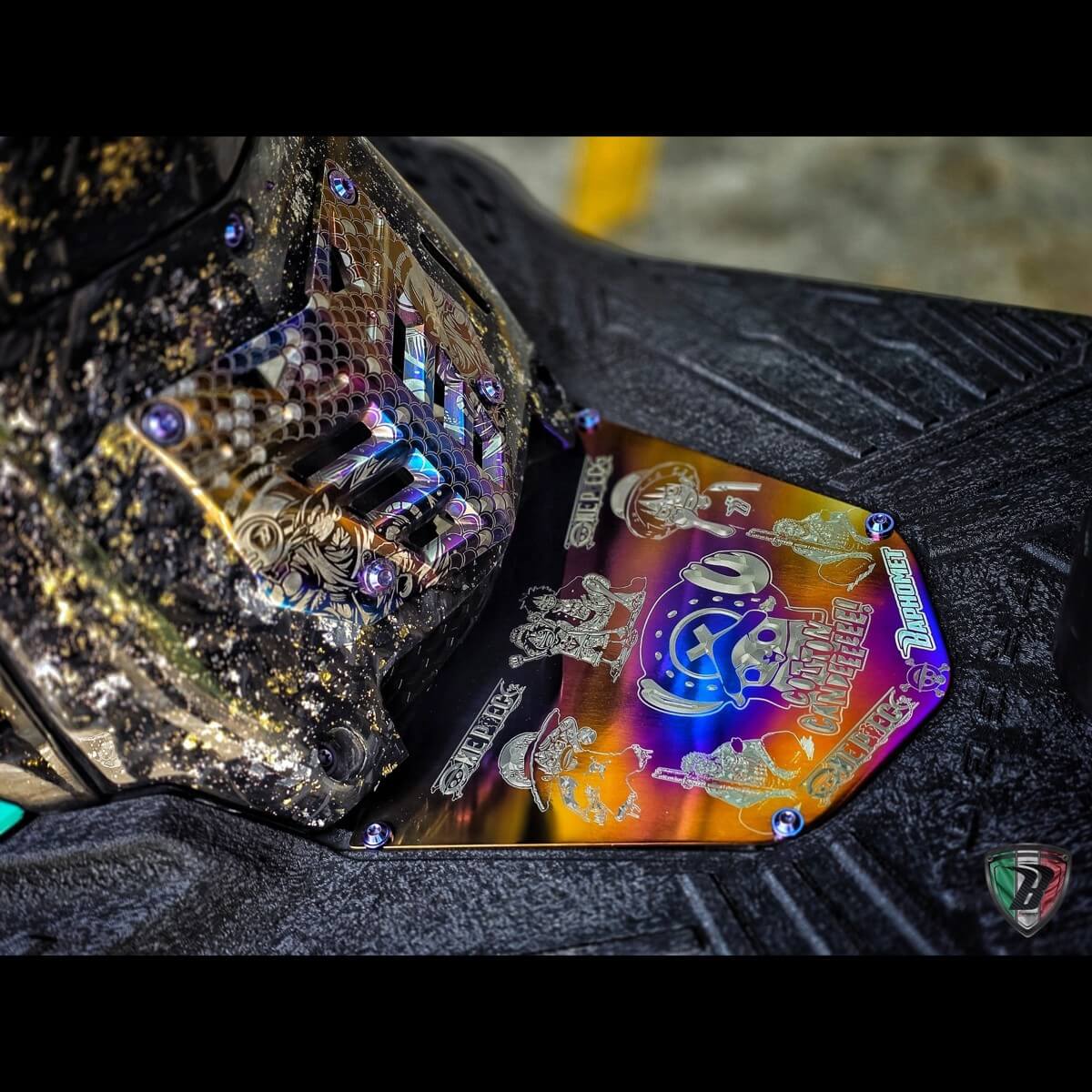 鈦合金腳踏裝飾底板