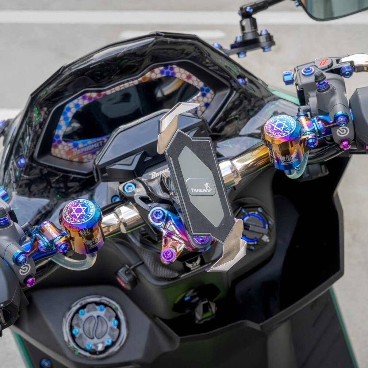 鈦合金煞車油杯含蓋子